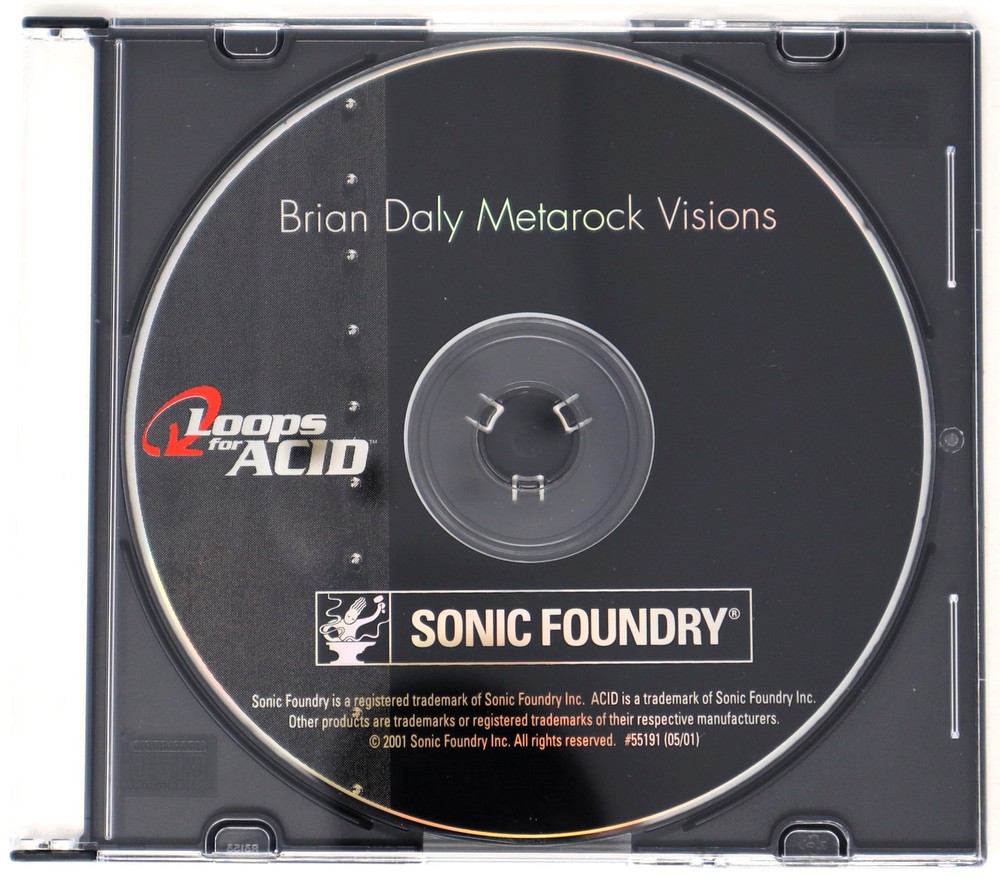 Sonic Foundry Metarock Visions Loops For Acid Sample/Sound Library/Sampling CD