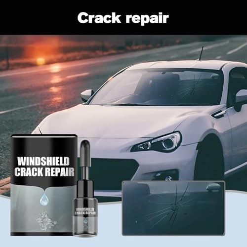 2pcs Crack Fix Pro Kit Car Windshield Crack Repair Kit Cracks Gone Glass