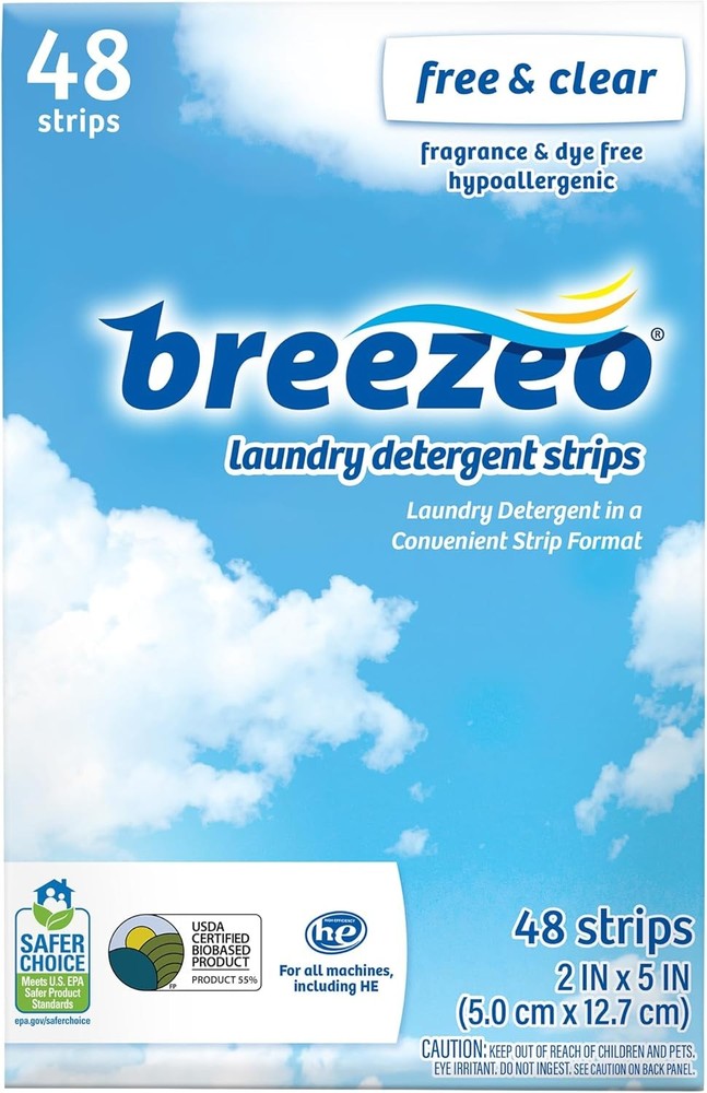 Laundry Deternt Strips – & Clear - More Convenient than