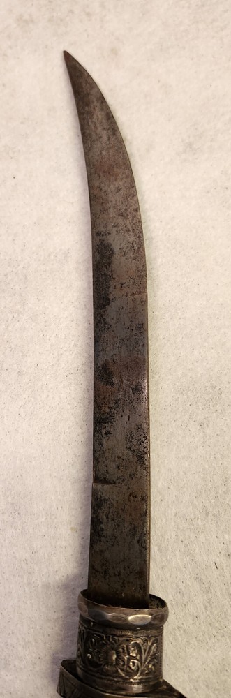 Finely made Silver Mounts, Antique Middle Eastern Koumya Dagger