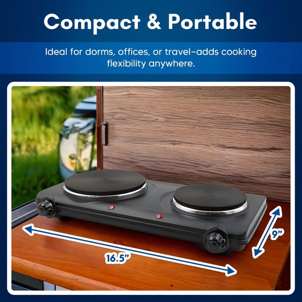 Electric Double Cast Burner Hot Plate