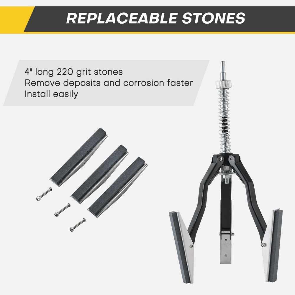 Engine Cylinder Hone Tool | 2" to 7" Diameter Diameter Adjustable Deglazer wi...