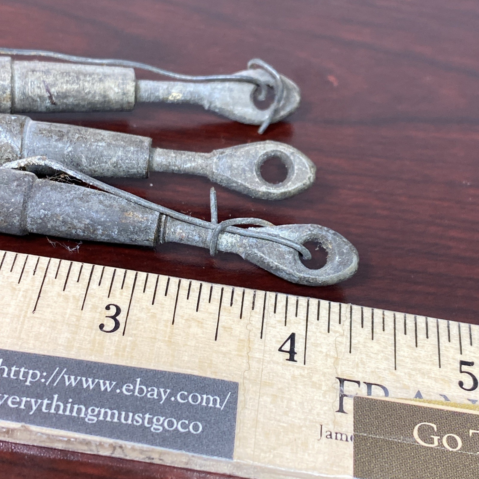 Vintage Lot Of 3 Marine (NON MAGNETIC) 4” Long Turnbuckles Maritime Sailboat