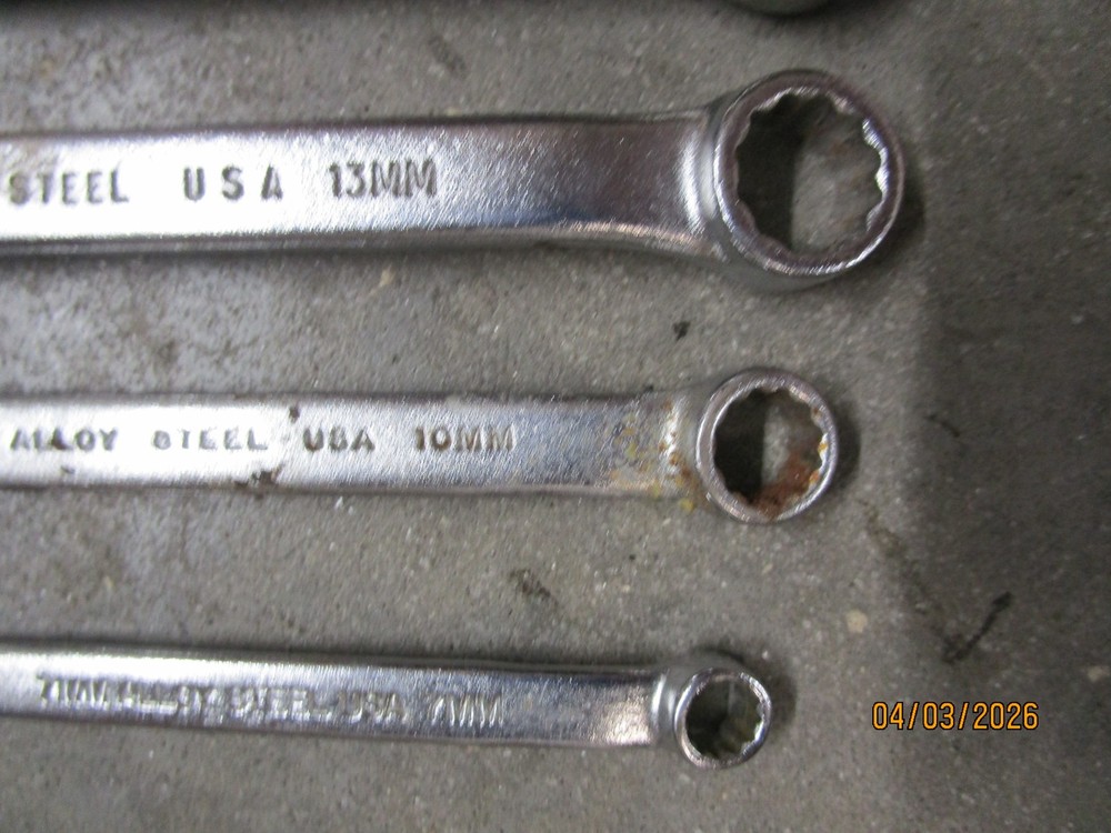 5PC Husky Metric Combination Wrench Set
