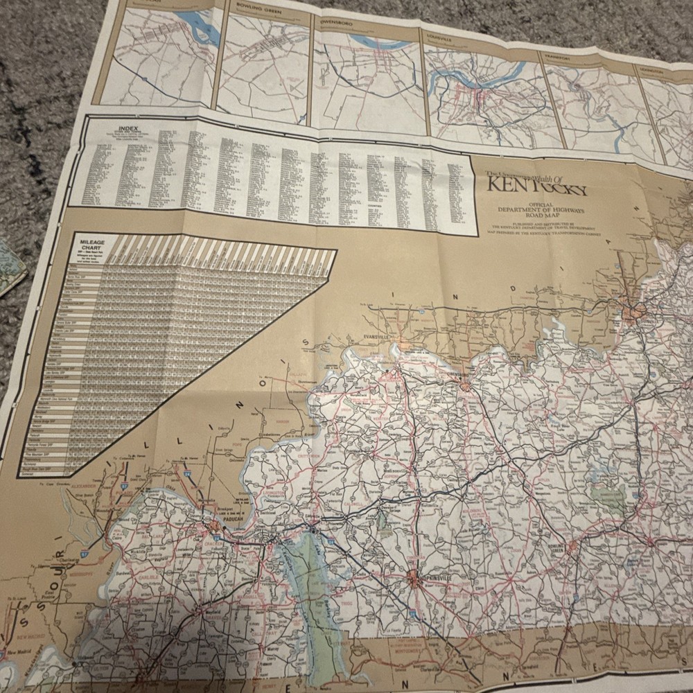 1990 Kentucky Official Highway Map
