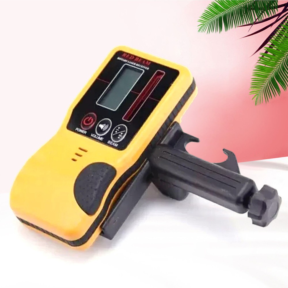 500m Red Beam Laser Leveling Detector LCD Dual Display Rotating level Receiver