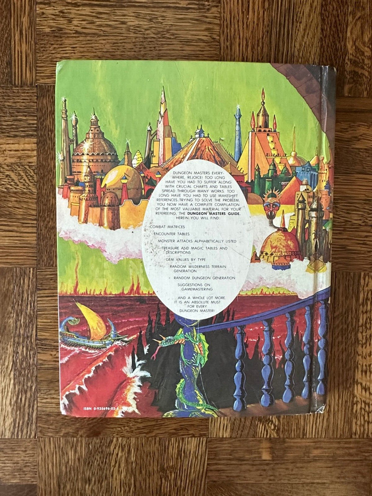 Advanced D&D Dungeon Masters Guide 1979 Edition