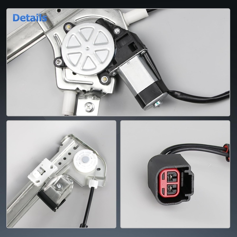 OTO-K Front Left Driver Side Power Window Regulator with Motor Assembly Compa...