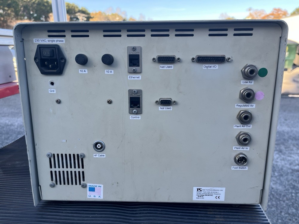 Tech-Sonic Ultrasonic Welding Controller w/ Beckhoff CP6209 Untested Parts
