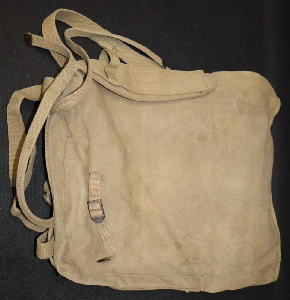 WWII USMC Marine Corps M1941 Haversack Pack Upper Half Named John KRUPICZEWICZ