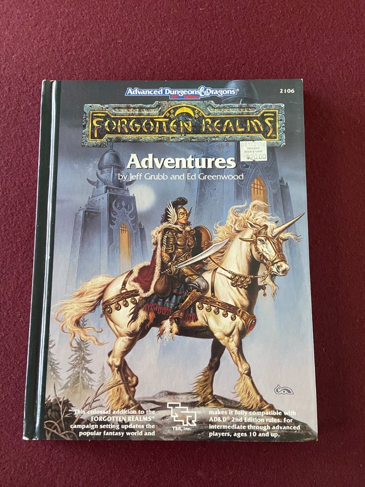 Advanced Dungeons & Dragons Forgotten Realms "Adventures"
