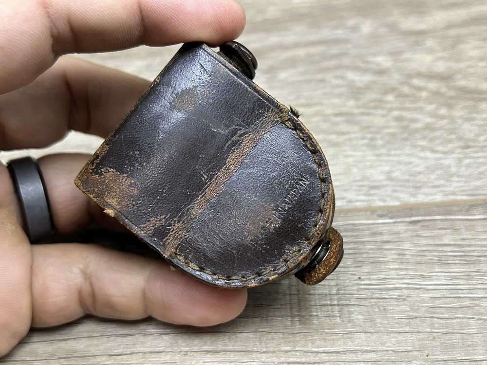 Vintage FR EM-1 Selenium Light Meter w & Leather Case