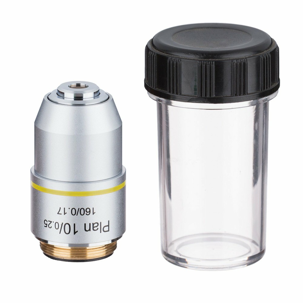 195 Biological Microscope Plan Objective Lens 4X -100X RMS Thread 160/0.17