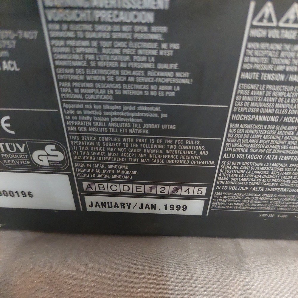 Boxlight MP-83i High-End LCD Projector tested working