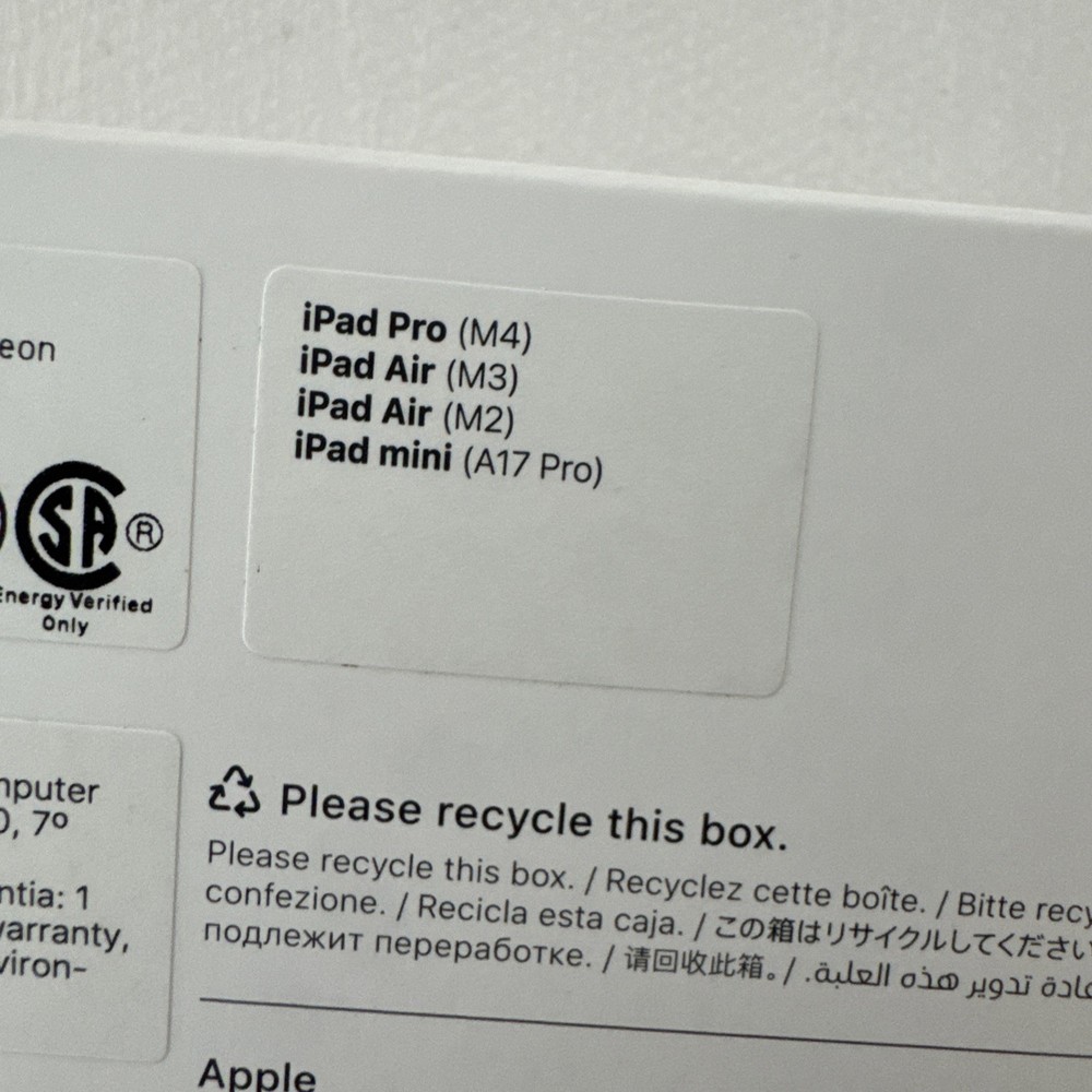 Open Box Apple Pencil Pro in Box MX2D3AM/A- White