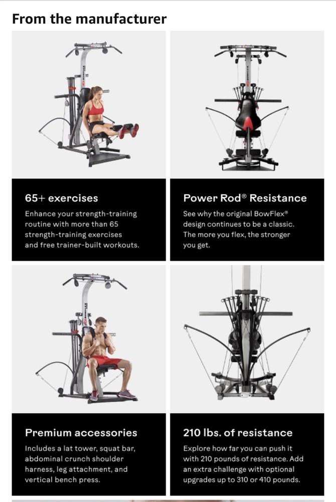 Bowflex Exceed New Condition