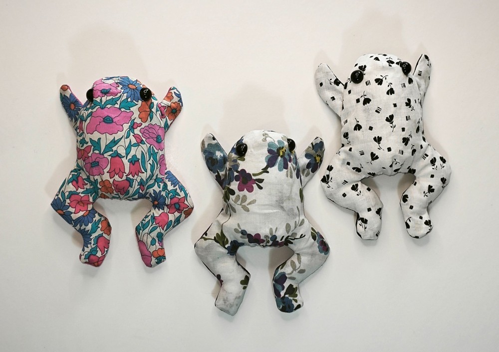 Baby Frog Sewing Pattern: Stuffed Toad Bean Bag Toy (PDF)