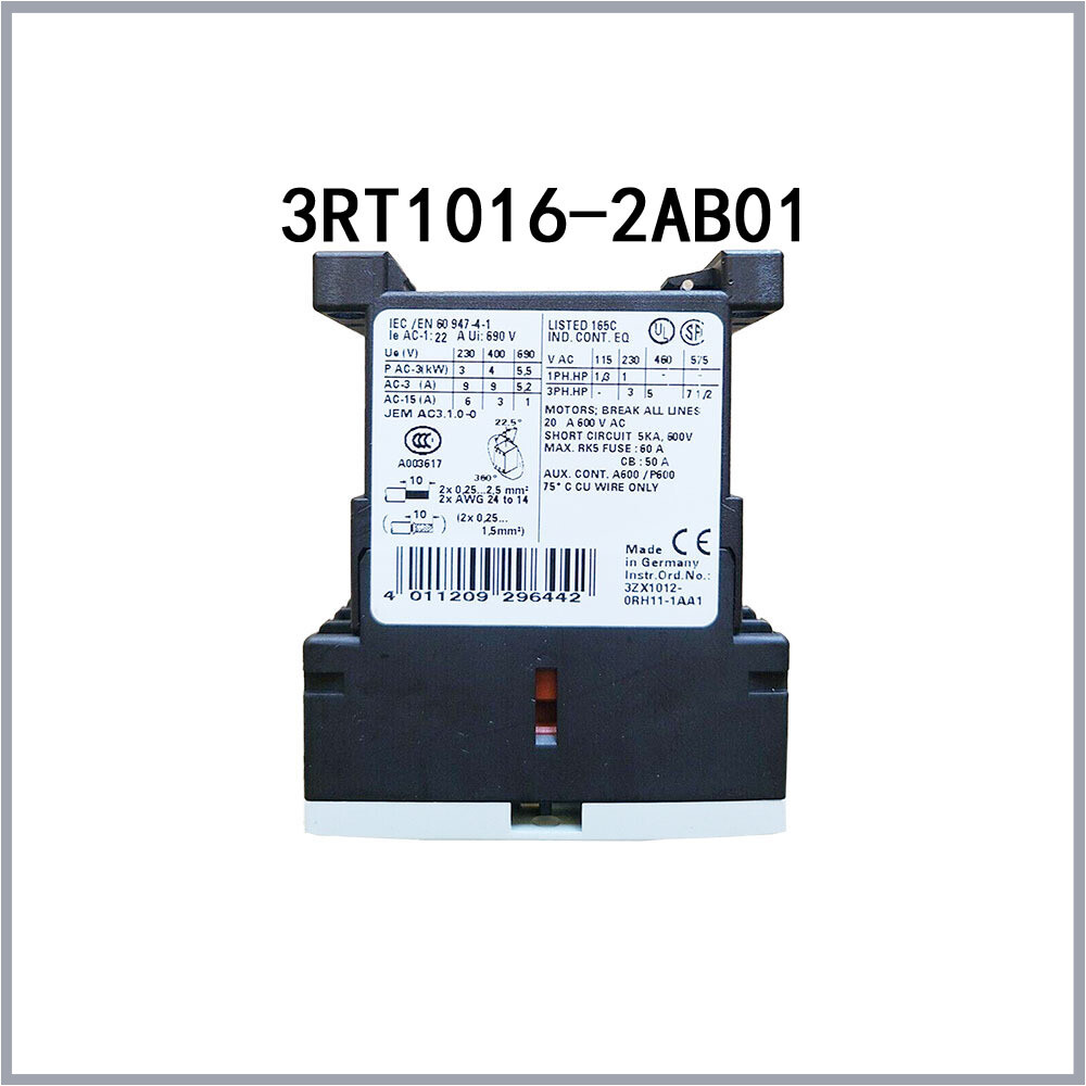 1X contactor 3RT1016-2AB01 3RT1017-2AB01