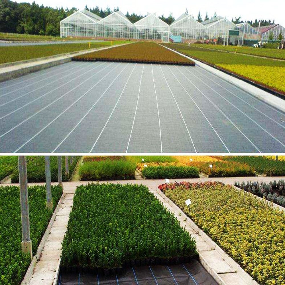 Heavy Duty Woven Ground Weed Cover 3.2 Ounce Landscape Weed Barrier Fabric