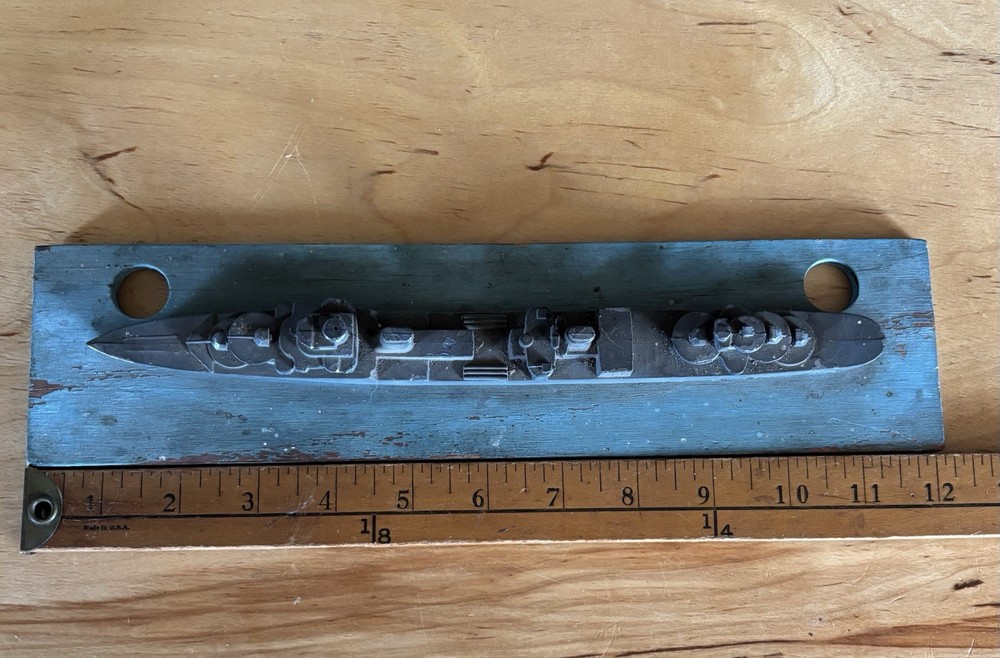 WWII Recognition Model Ship