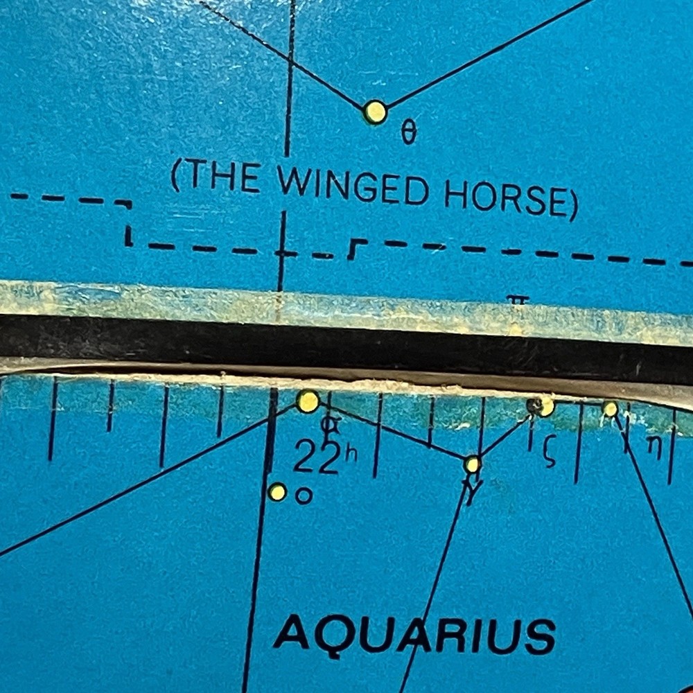 Vintage 12" Apollo Celestial Globe Replogle 1971 / Star Constellation / Flaw