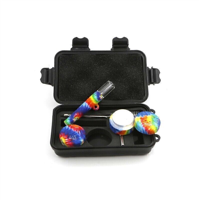 Random Colors Individual Pack Silicone Pipe Set Includes Assorted Accessories