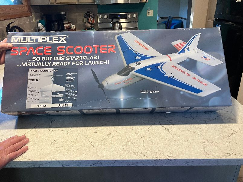Multiplex Space Scooter RC Airplane - ARF Kit Version With Motor & Folding Prop