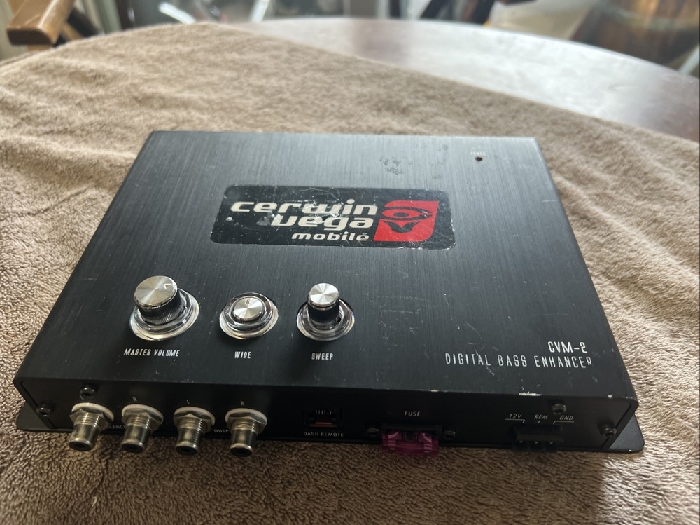 CERWIN-VEGA MOBILE CVM2 Bass Maximizer Processor electronic consumer
