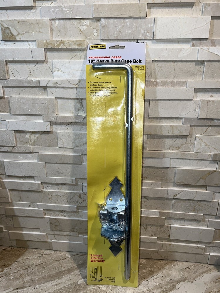 18" Cane Bolt Gate Drop Rod Gate Stopper