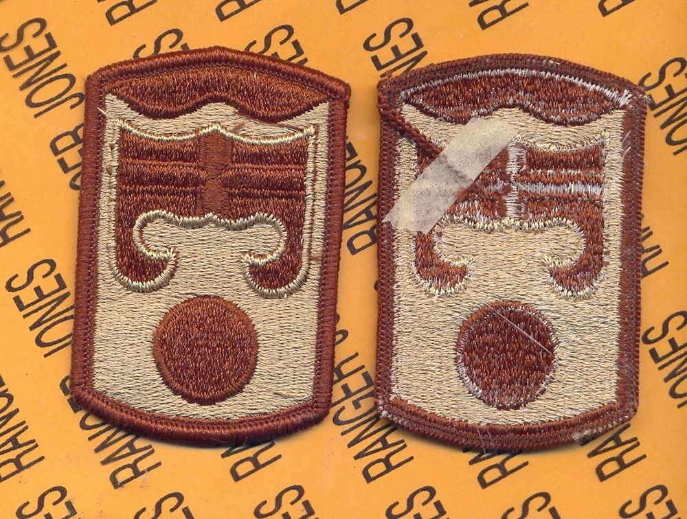 US Army 92nd Infantry Brigade Desert DCU patch m/e
