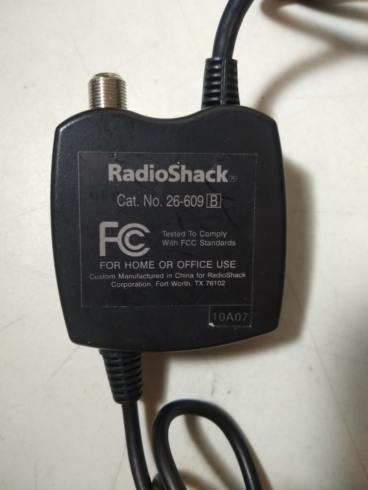 RadioShack RF Switch Audio Video Modulator Adapter Cable Cord Sony PS1 PS2 PS3