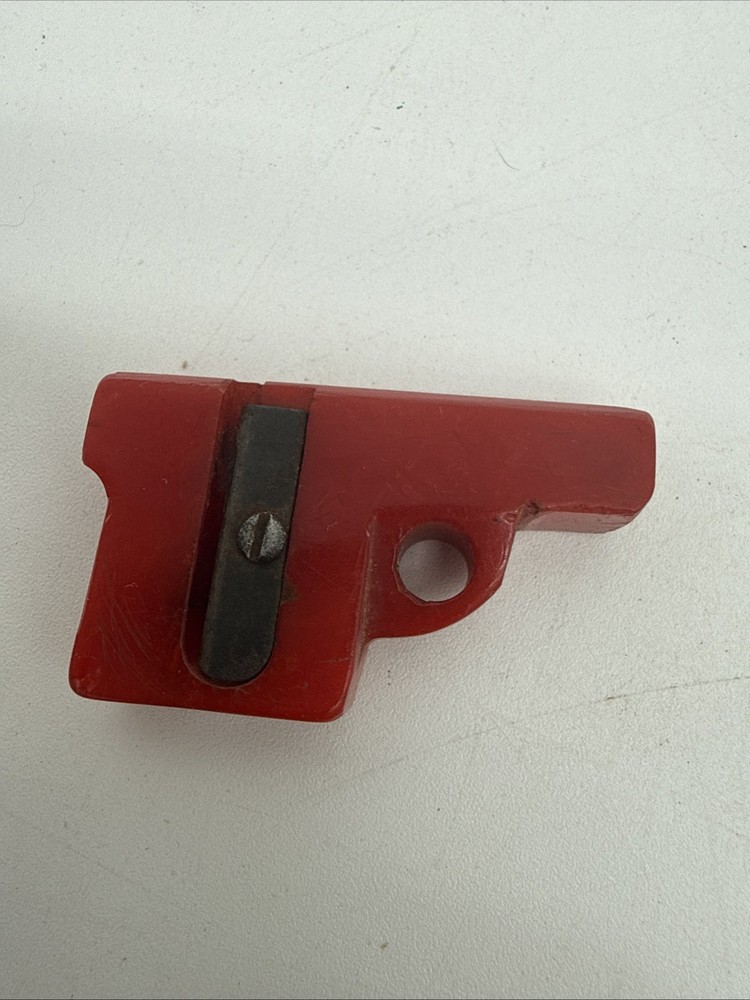 Vintage Red Bakelite 1930s Gun Pencil Sharpener