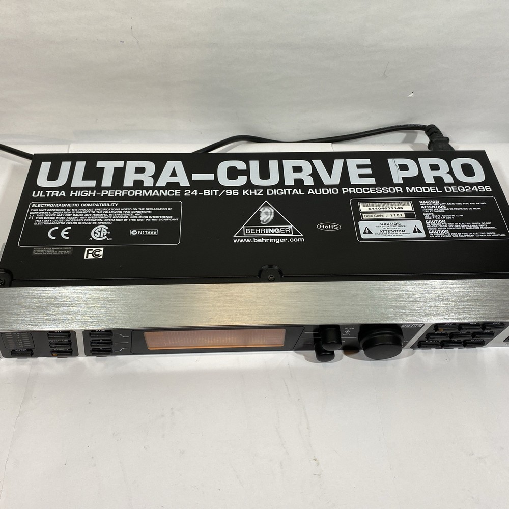 Behringer Ultracurve Pro DEQ2496 2-channel Equalizer and Mastering Processor
