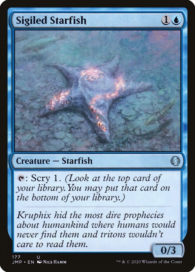 Sigiled Starfish Jumpstart 177 MTG LP