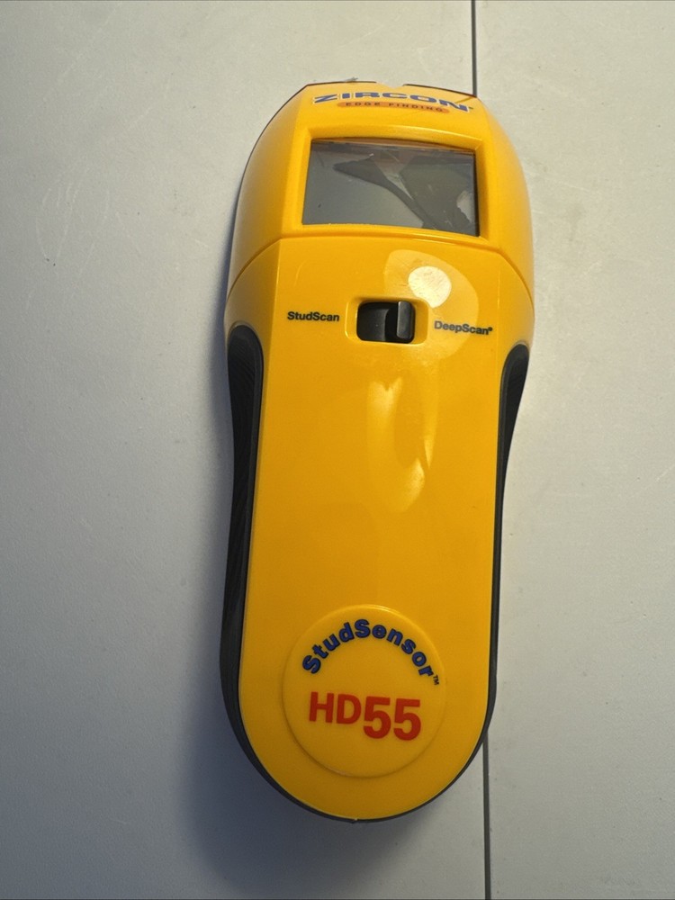 Zircon Multi Scanner Tool StudSensor  9V HD55 Stud Finder- BROKEN DISPLAY