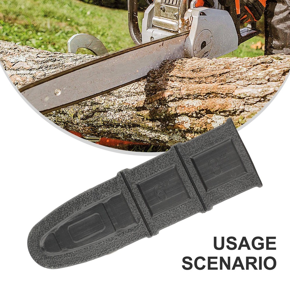 8 Inch Plastic Chainsaw Bar Cover Protective Scabbard for Pruning Guide Use