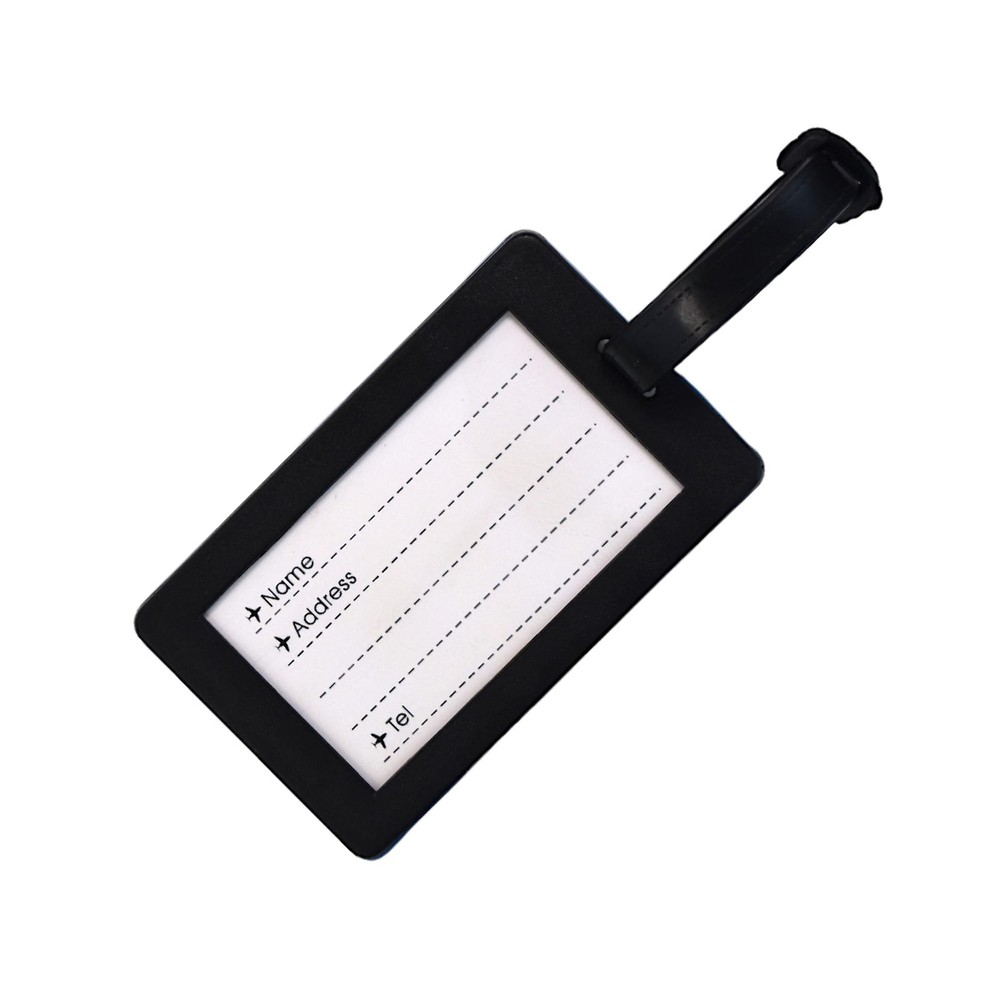 Golf Bag Tag – Cart Blue Design, Flexible & Small,