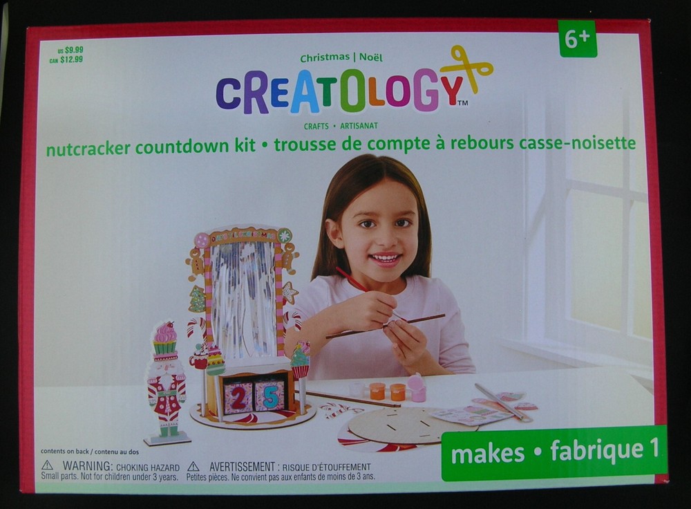 Creatology Christmas Nutcracker Countdown Kit ages 6+ NIB