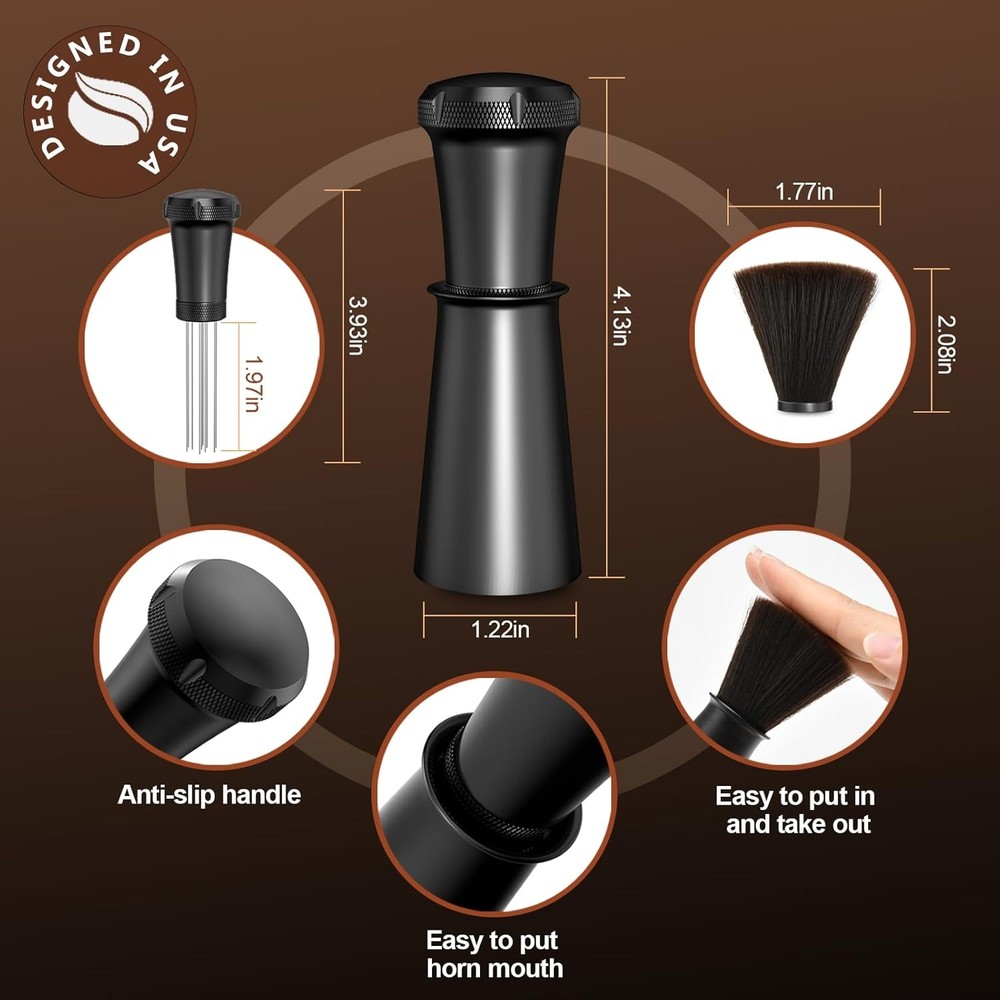 Nessus WDT Espresso Distribution Tool, Accessories with Black