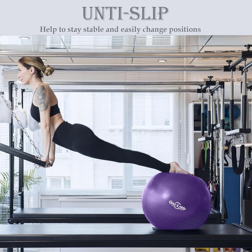 Versatile Soft Exercise & Birthing Ball – Non-Slip, Includes Inflation Pump