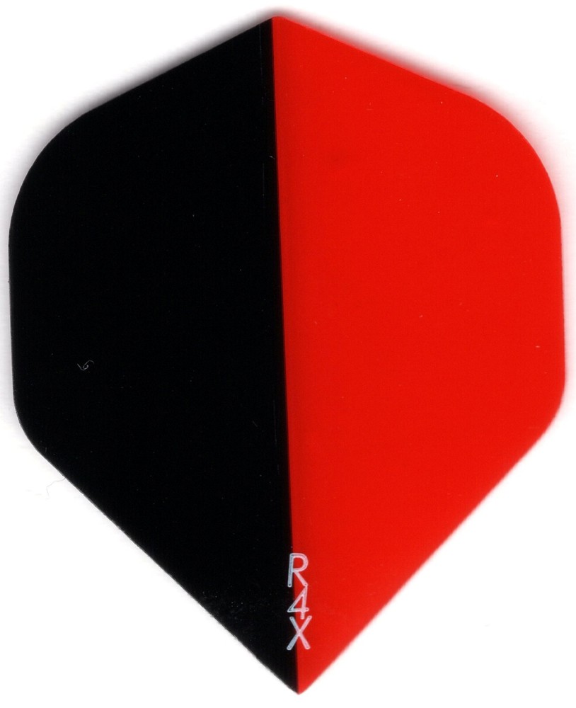 Red And Black Translucent Ruthless Dart Flights: 3 per set