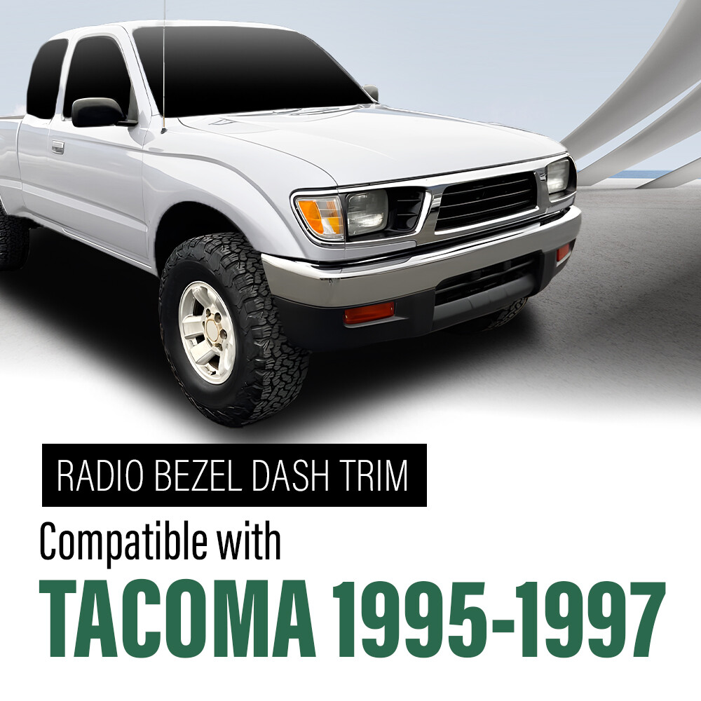 For 95-97 Toyota Tacoma Dash Center Air Vent Radio Bezel Trim Panel Cup Holder