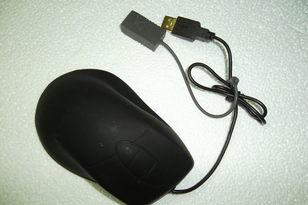 Seal Shield SSMSV5 Antimicrobial Washable 5-Button Mouse Black 800dpi Waterproof