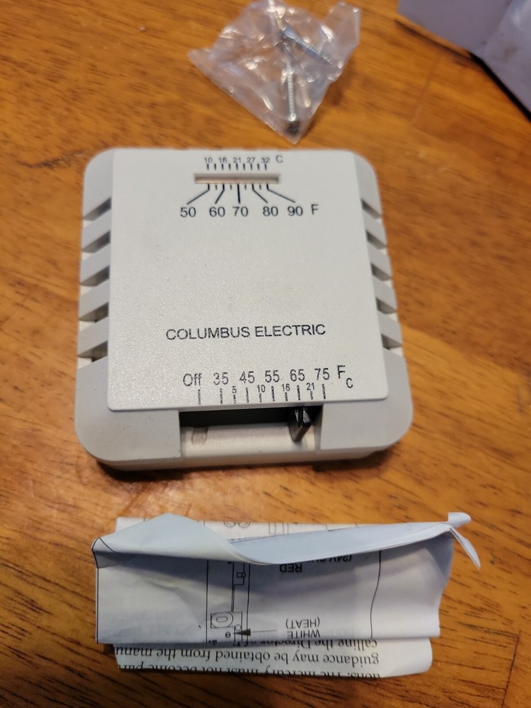 (5D1) RK134EAA Low Volt Wall Thermostat