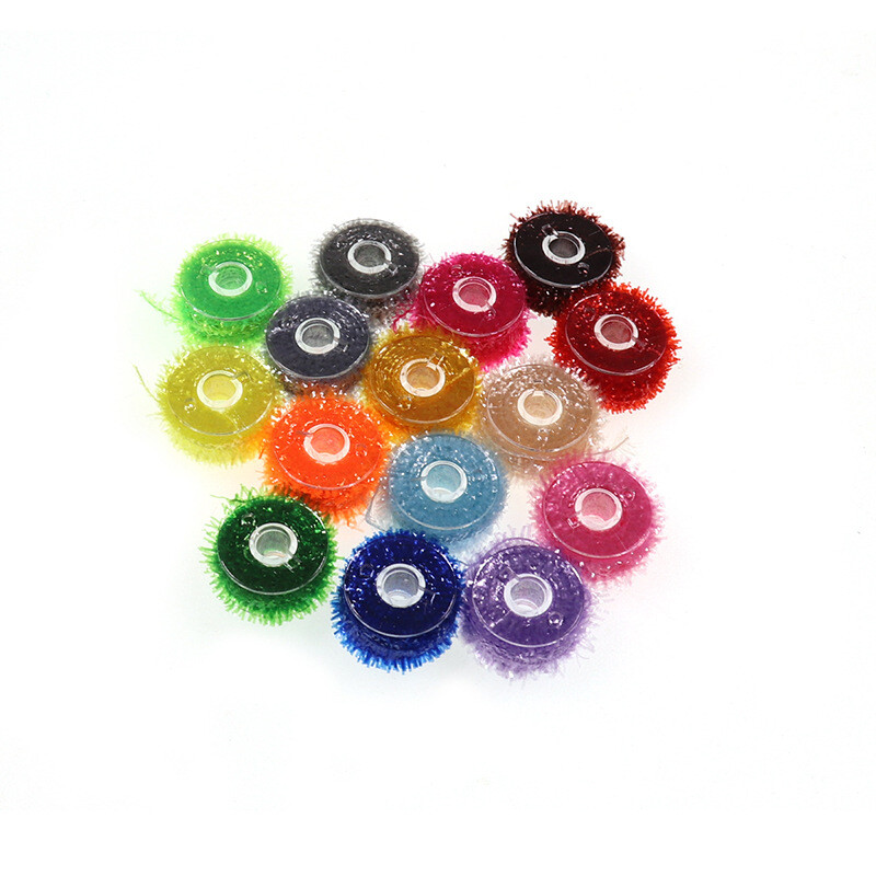 Fly Tying Tinsel Chenille Line Crystal Flash Line Crystal Flash Realistic