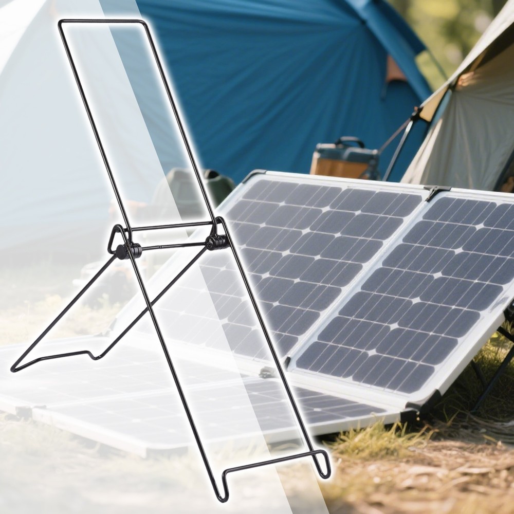 Solar Mount 2 Pieces Portable Folding Solar Panel Rack Foldable Rack