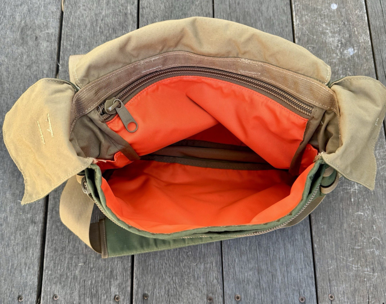 The Hidden Woodsmen Haversack Green and Coyote Plus extras