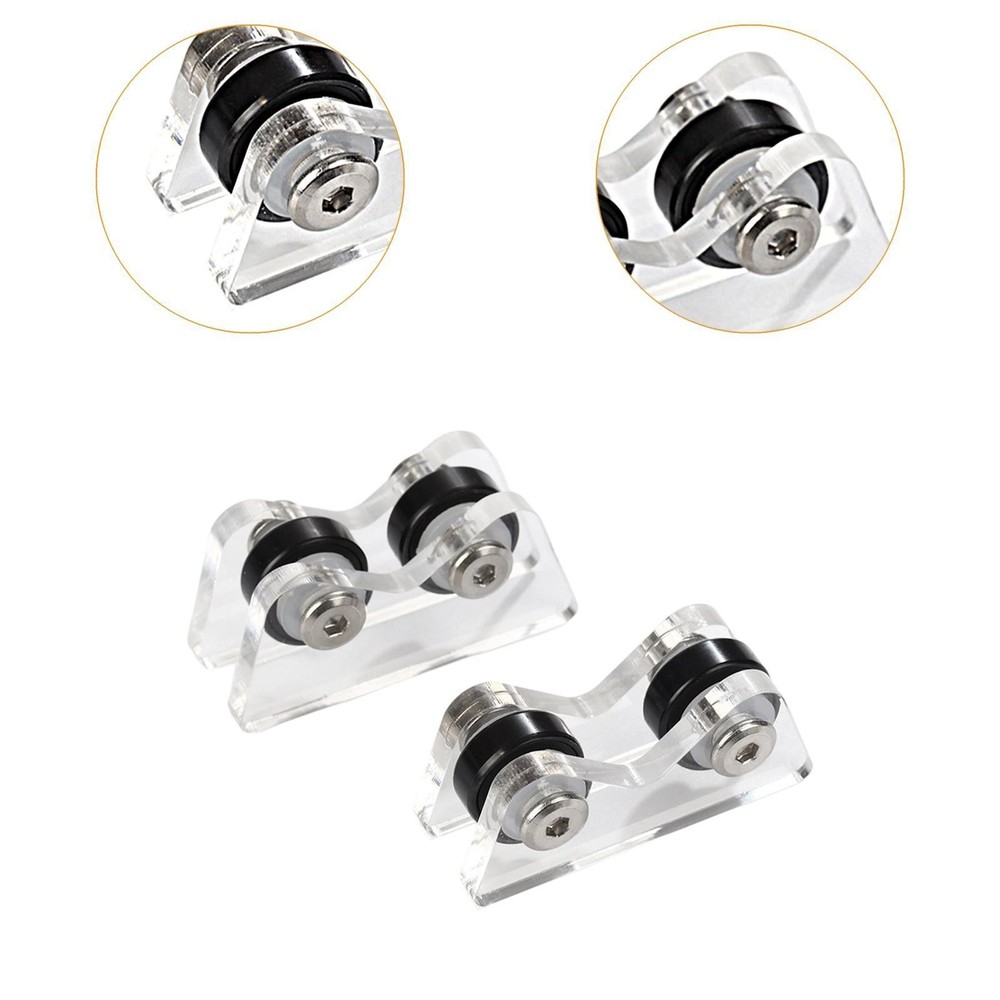 2Pcs Pool Cue Straightness Checkers Sturdy Essential Durability Maintenance