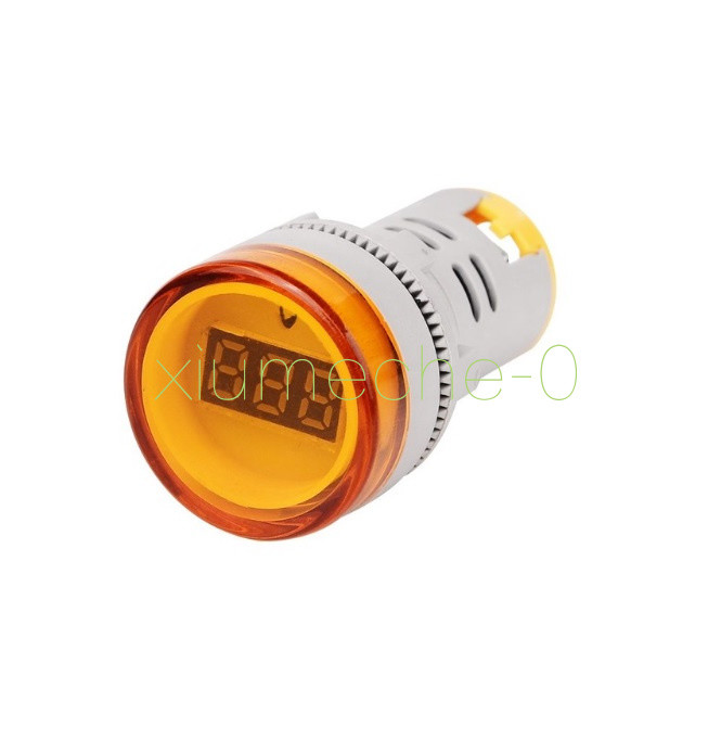 1X 22MM AC60-500V LED Voltmeter Voltage Meter Indicator Pilot Light New DIY