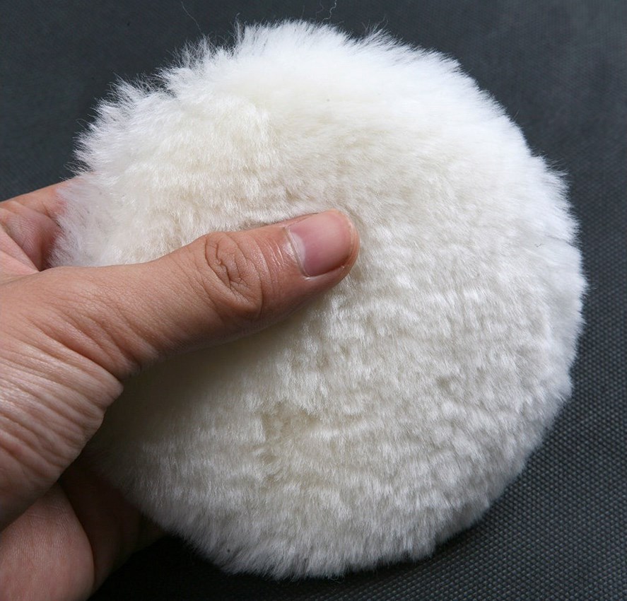 5pcs 2-Inch Hook & Loop Woolen Polishing Wheel Buffing Pad